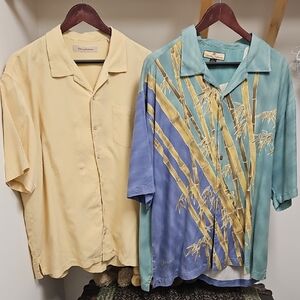 Lot of Two Tommy Bahama Men's Shirts.  Size XL